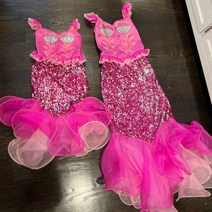 Chasing Fireflies Pink Sequin Mermaids Sister Set!